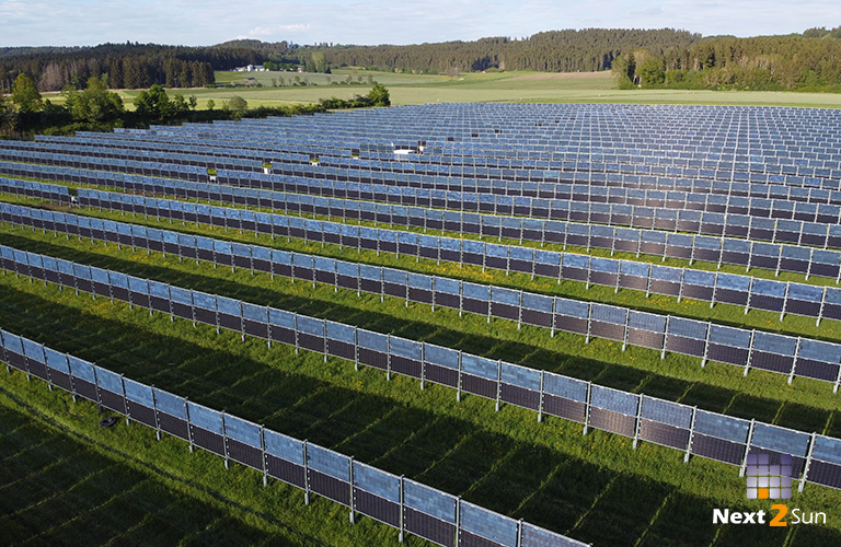 Solarpark Aasen-Donaueschingen mit 4.1 MWp (Baden-Württemberg, Süddeutschland)