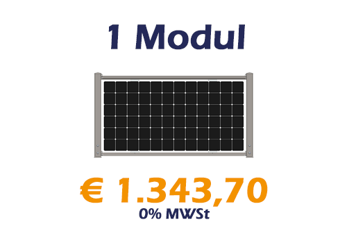 1 Modul - RAL7016 - € 1.343,70 - 0% MWSt