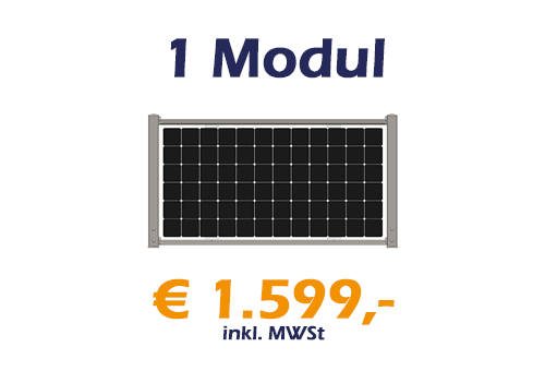 1 Modul - RAL7016 - € 1599,- incl. MWSt