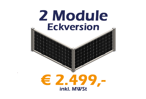 2 Module Eckvariante - RAL7016 - € 1.999,- incl. MWSt