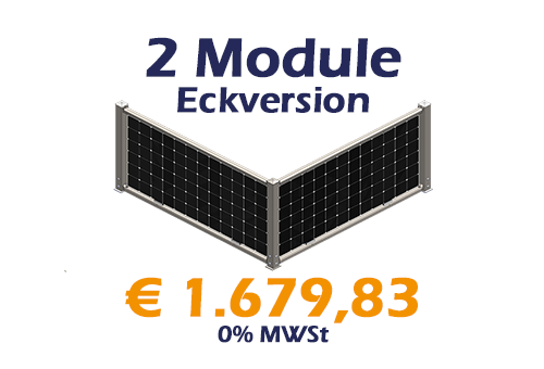 2 Module Eckvariante - verzinkt - € 1.679,83 - 0% MWSt