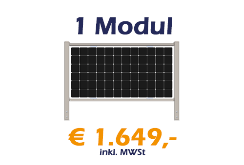 1 Modul - RAL7016 - € 1649,- incl. MWSt