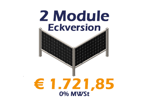 2 Module Eckvariante - verzinkt - € 1.721,85 - 0% MWSt