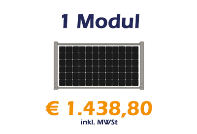 1 Modul - RAL7016 - € 1438,80 incl. MWSt