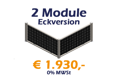 2 Module Eckvariante - RAL7016 - € 1.930,00 - 0% MWSt