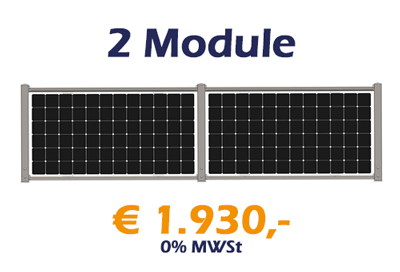 2 Module - RAL7016 - € 1.930,00 - 0% MWSt
