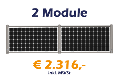 2 Module - RAL7016 - € 2.316,- incl. MWSt