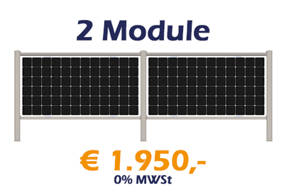 2 Module - RAL7016 - € 1.950,00 - 0%. MWSt