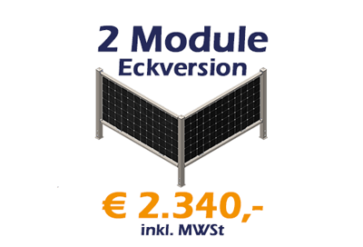 2 Module Eckvariante - RAL7016 - € 2.340,00 incl. MWSt