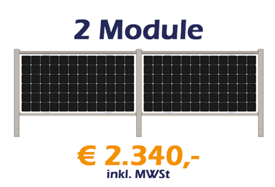 2 Module - RAL7016 - € 2.340,00 incl. MWSt