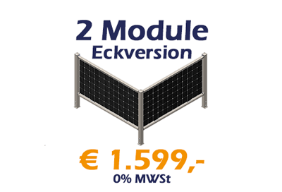 2 Module Eckvariante - verzinkt - € 1.599,00 - 0% MWSt