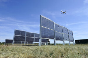Next2Sun builds world's largest vertical PV plant at Frankfurt Airport